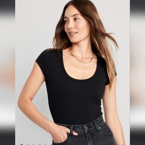 Old Navy - Short sleeve,  scoop neck bodysuit